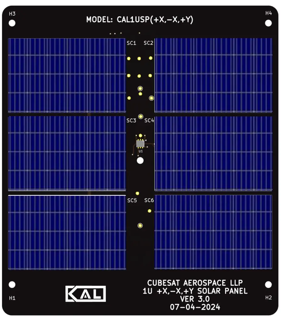 11.5V / 70mA / 1-Watt 1U Solar Panels