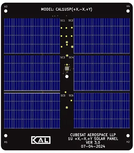 11.5V / 70mA / 1-Watt 1U Solar Panels